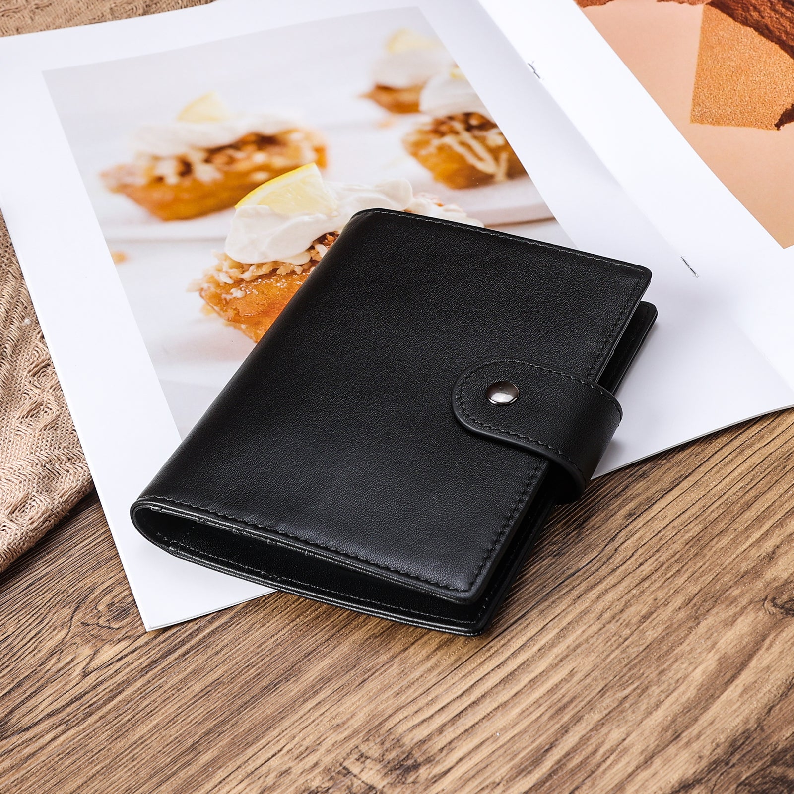 Luxury Full Grain Leather Card Holder for Women with RFID Protection