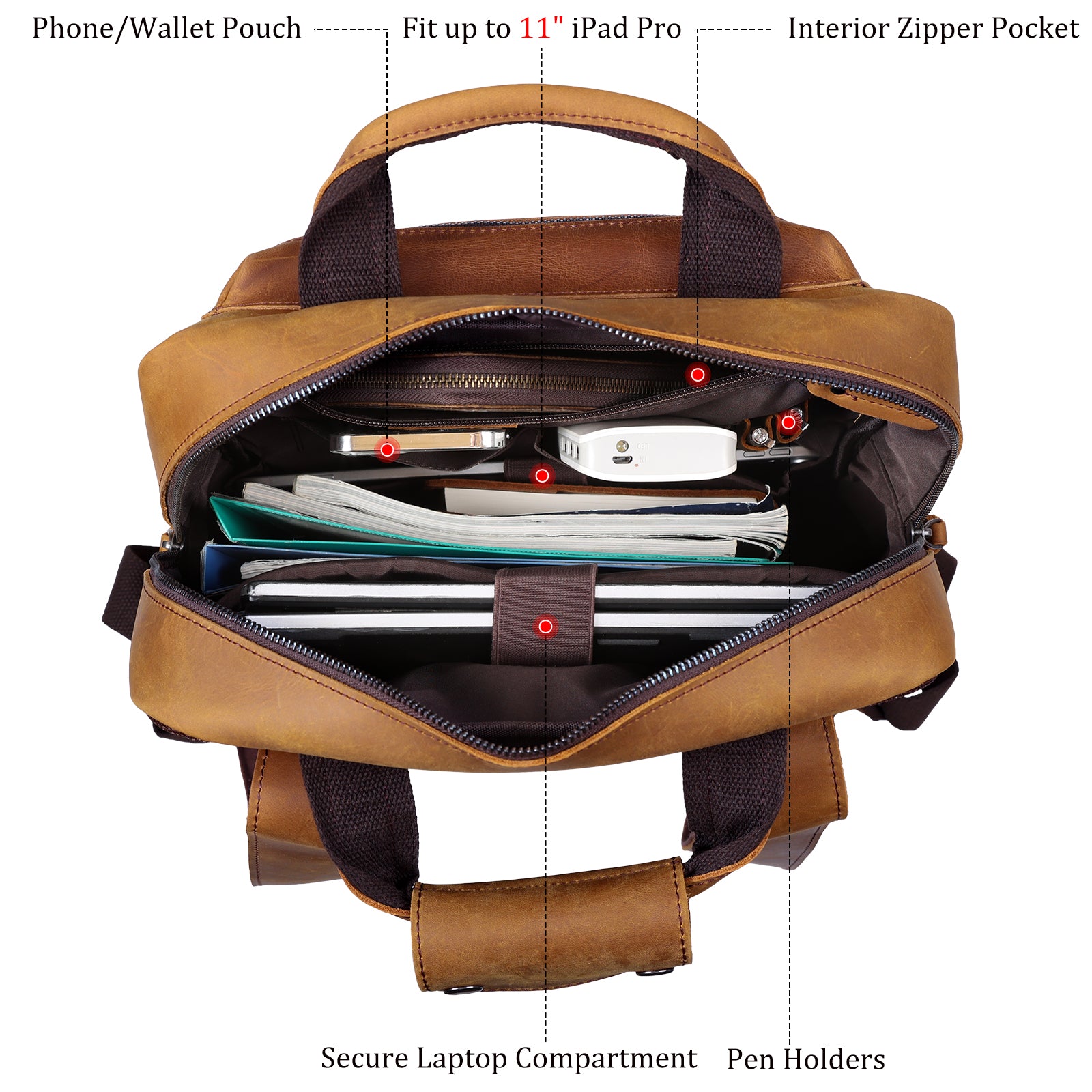 Polare on sale leather backpack