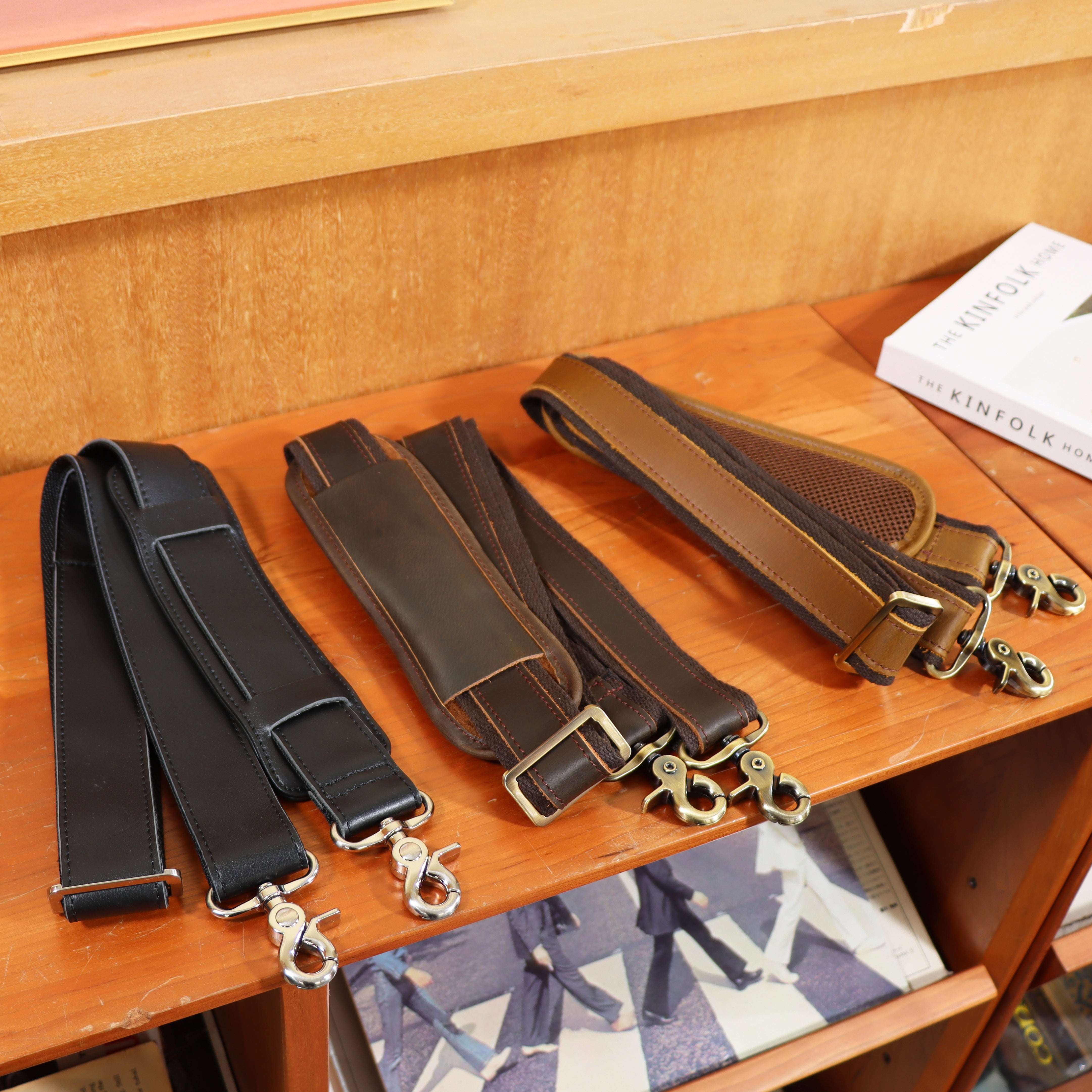 Mcraft Handmade Brown Leather Shoulder Strap Repair Kit to 