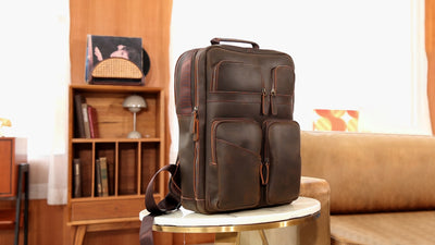 Edmond Leather Full Size Leather Backpack