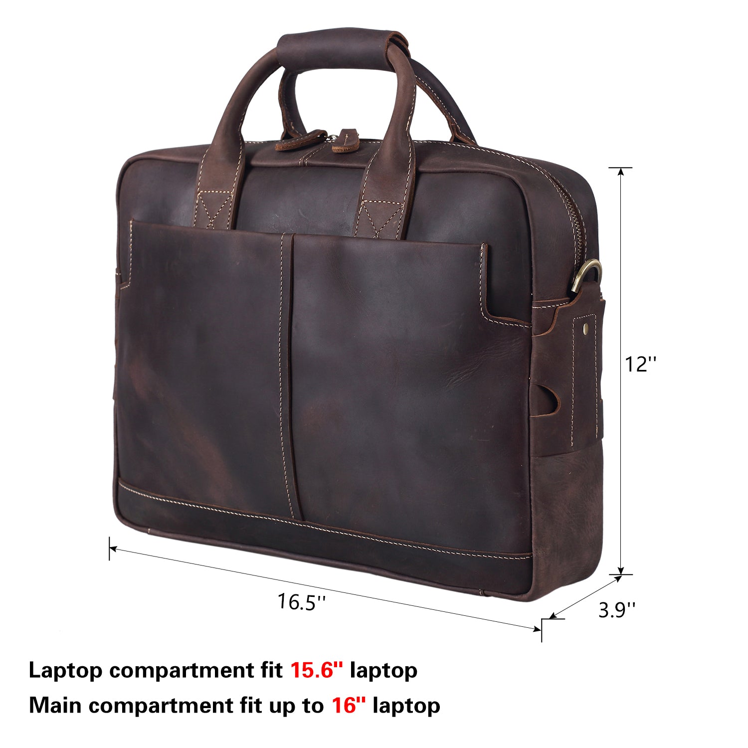 Leather briefcase 15 outlet laptop