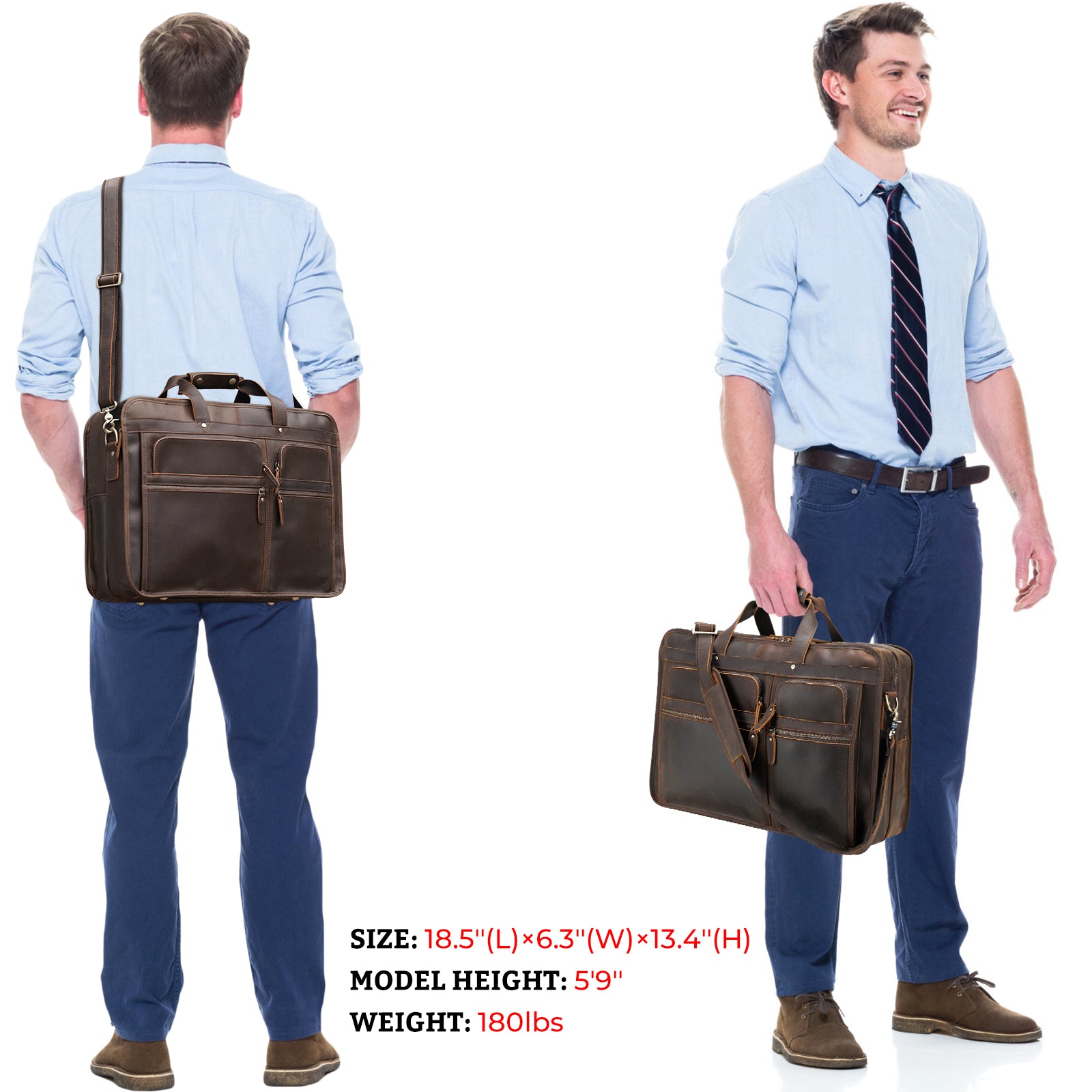 17.3 inch laptop discount leather messenger bag