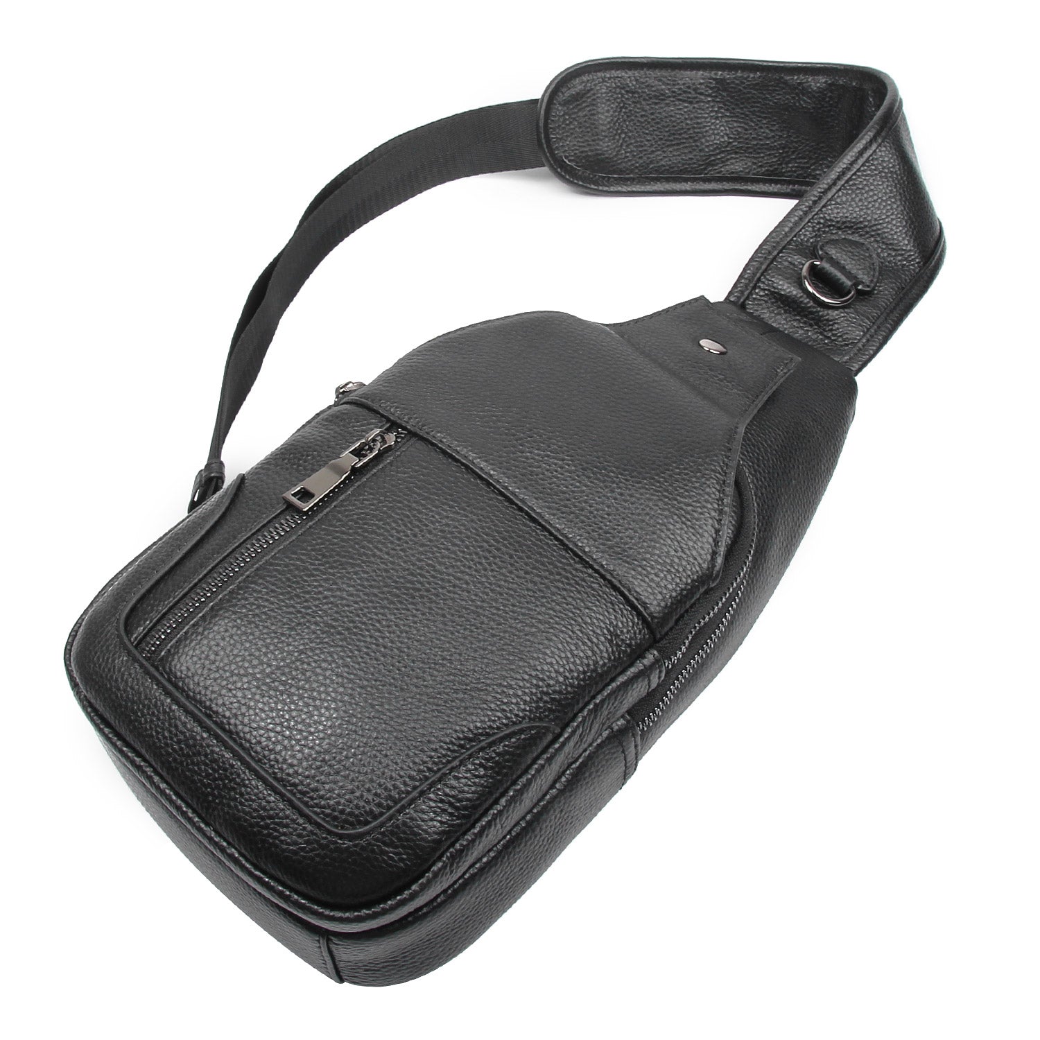 Casual Leather Crossbody Sling Bag Shoulder Bag for Men Luxury Bag