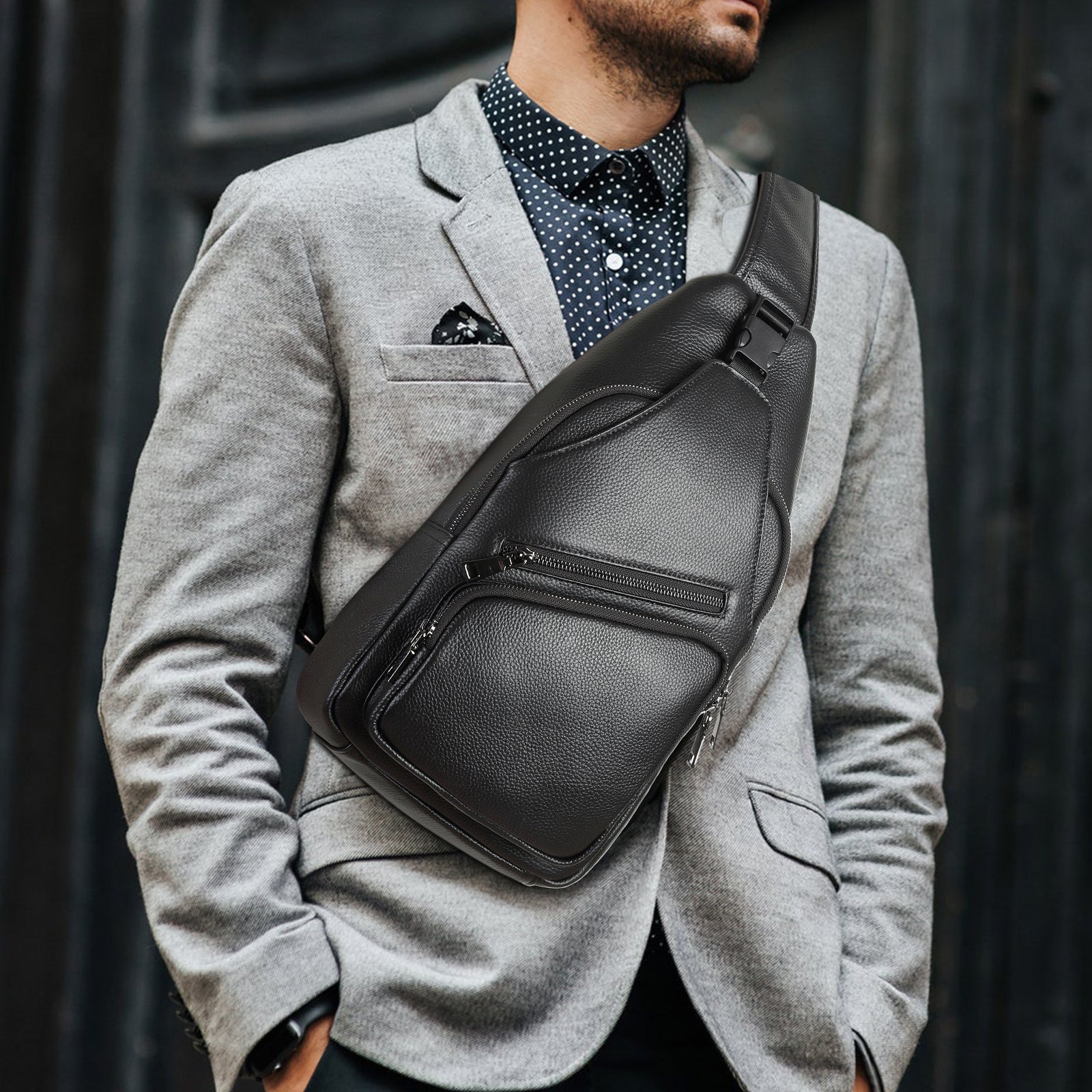 Men's Messenger Bag Waterproof, Shoulder Bag Shoulder Bag