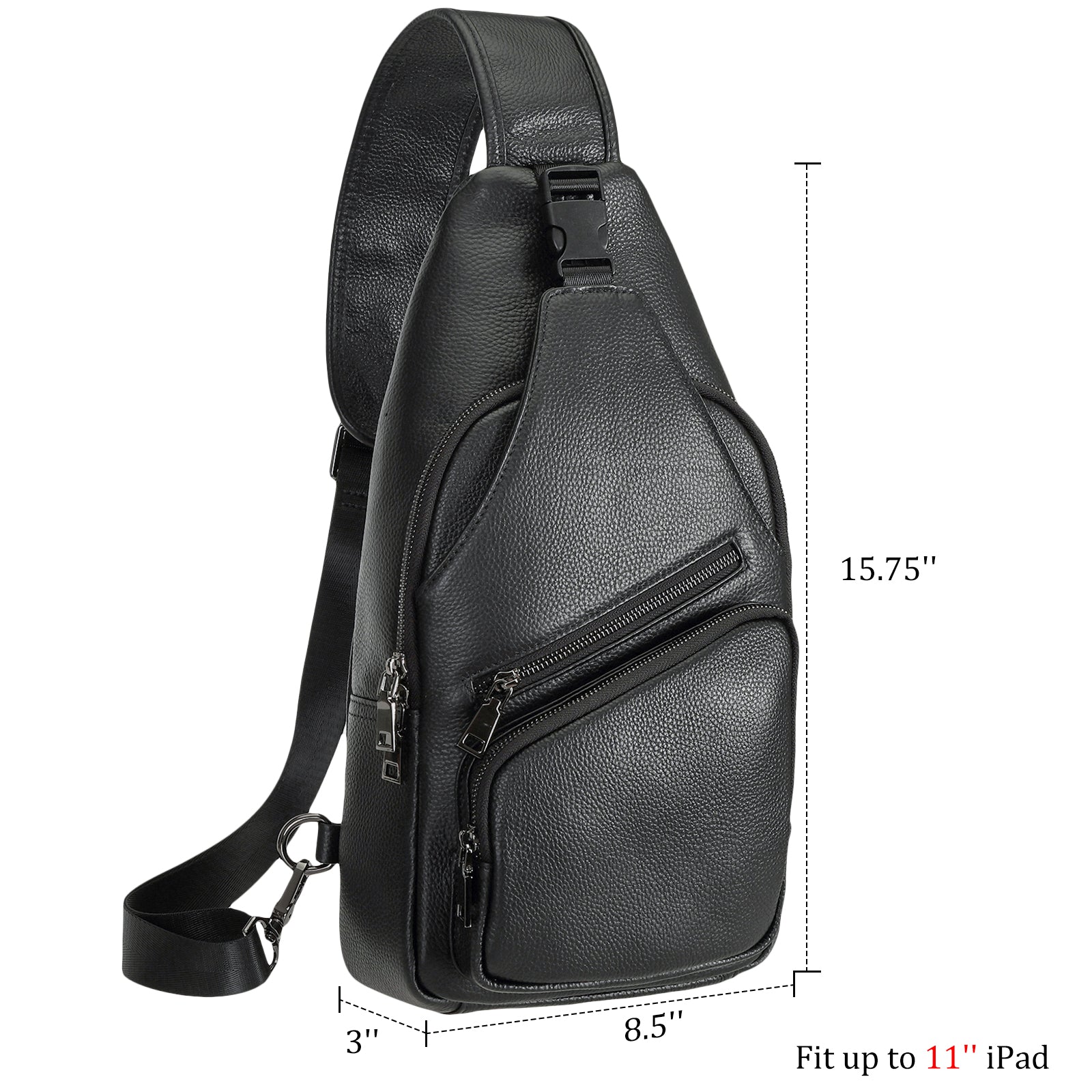Customized Gift】Leather Shoulder Strap/Bag Strap/Black (Free Custom K Gold  Lett - Shop ANDERLOS Messenger Bags & Sling Bags - Pinkoi