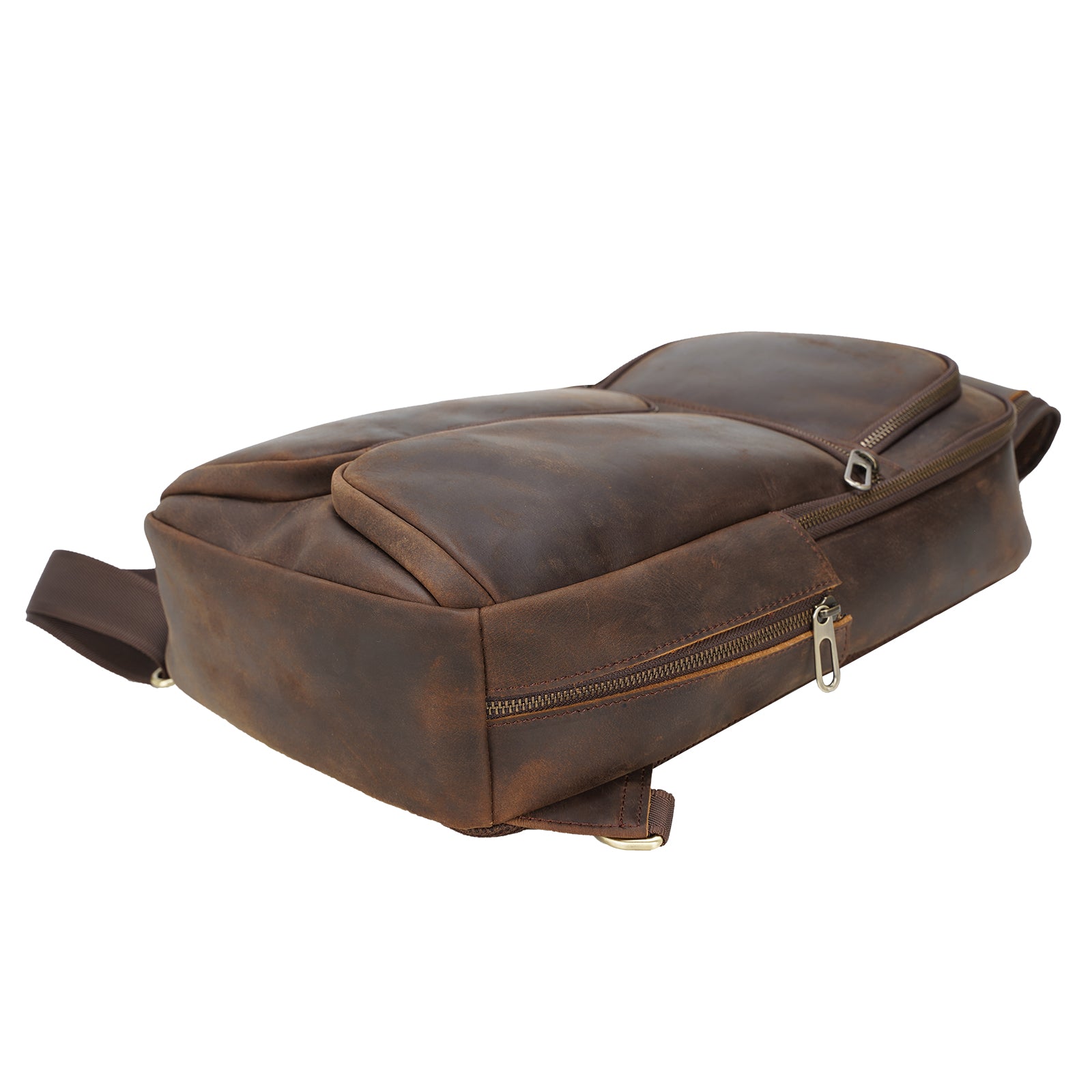 Leather sling clearance laptop bags