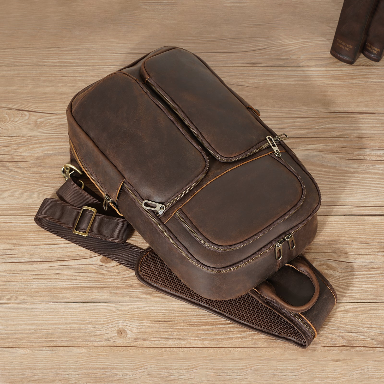 JOYIR's Genuine Casual Leather Tote Shoulder Laptop Bags for Men
