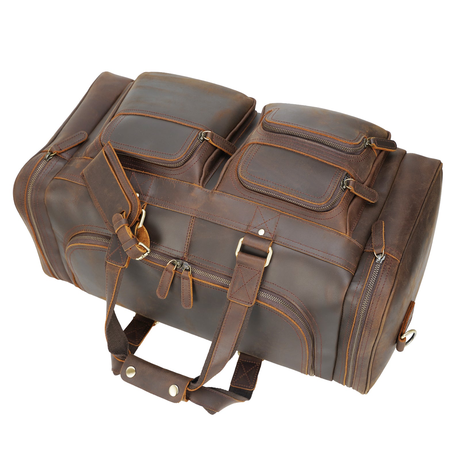 Handcrafted Leather Duffle Bag - USA MADE – The Local Branch