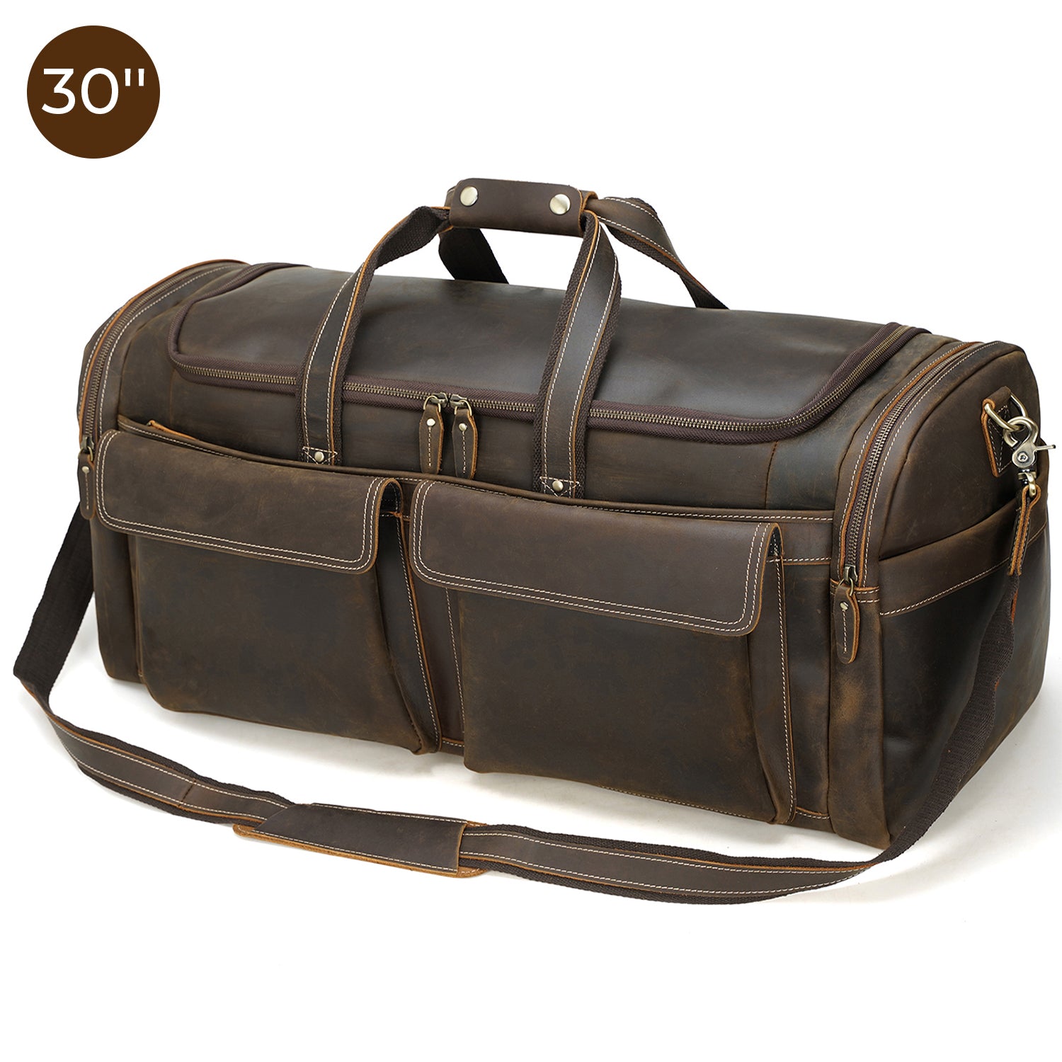 Polare leather hot sale duffle bag