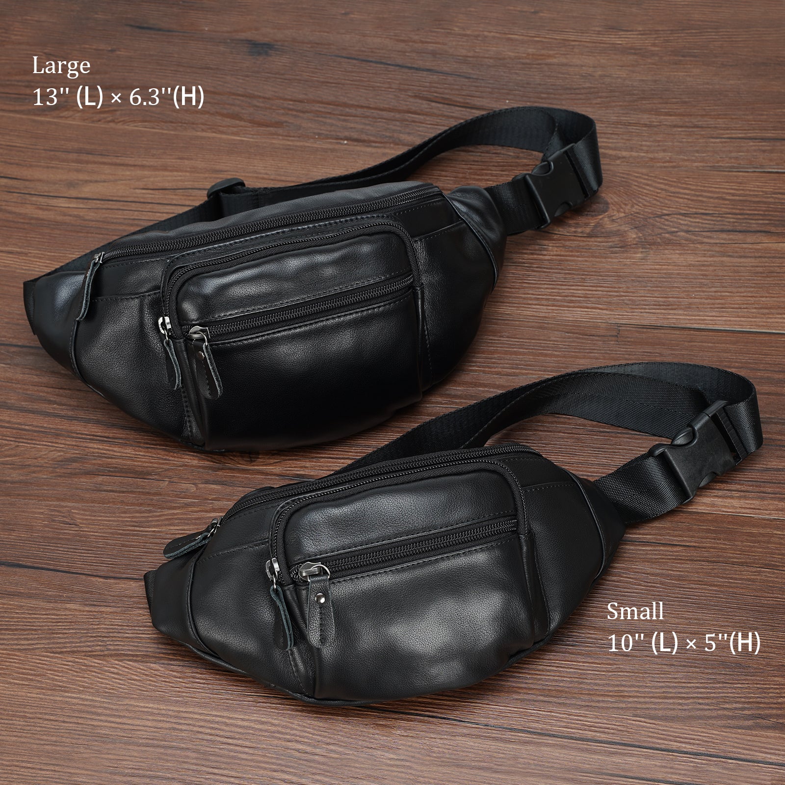 Leather Bum Bag With Replacement Bag Straps. A Stylish and 