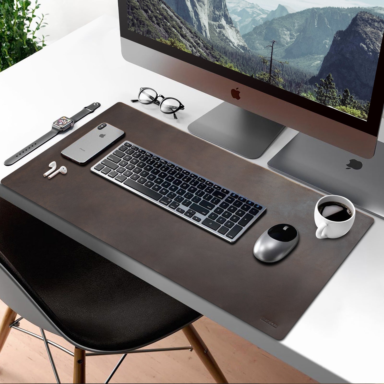 Leather outlet computer mat