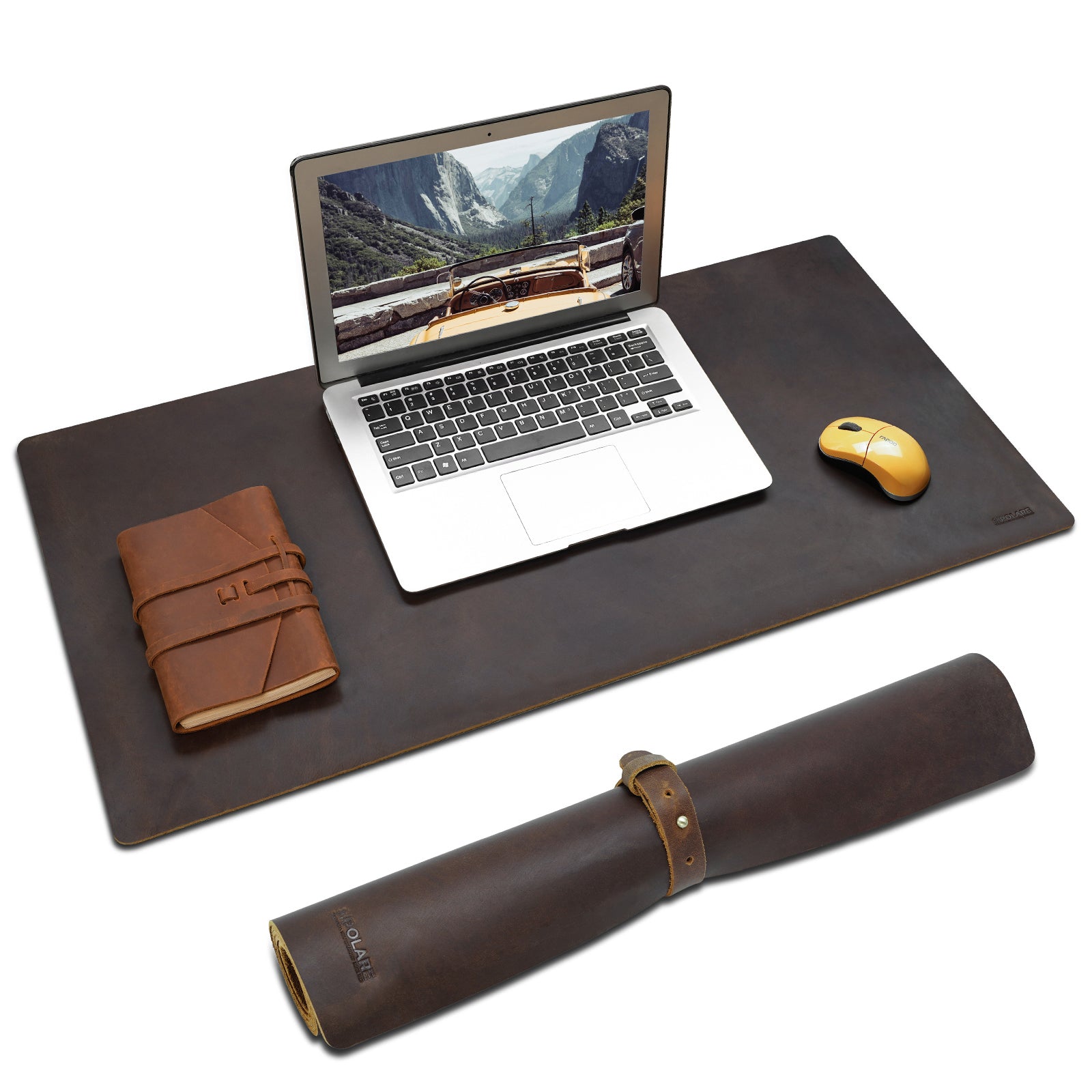 Leather computer mat sale