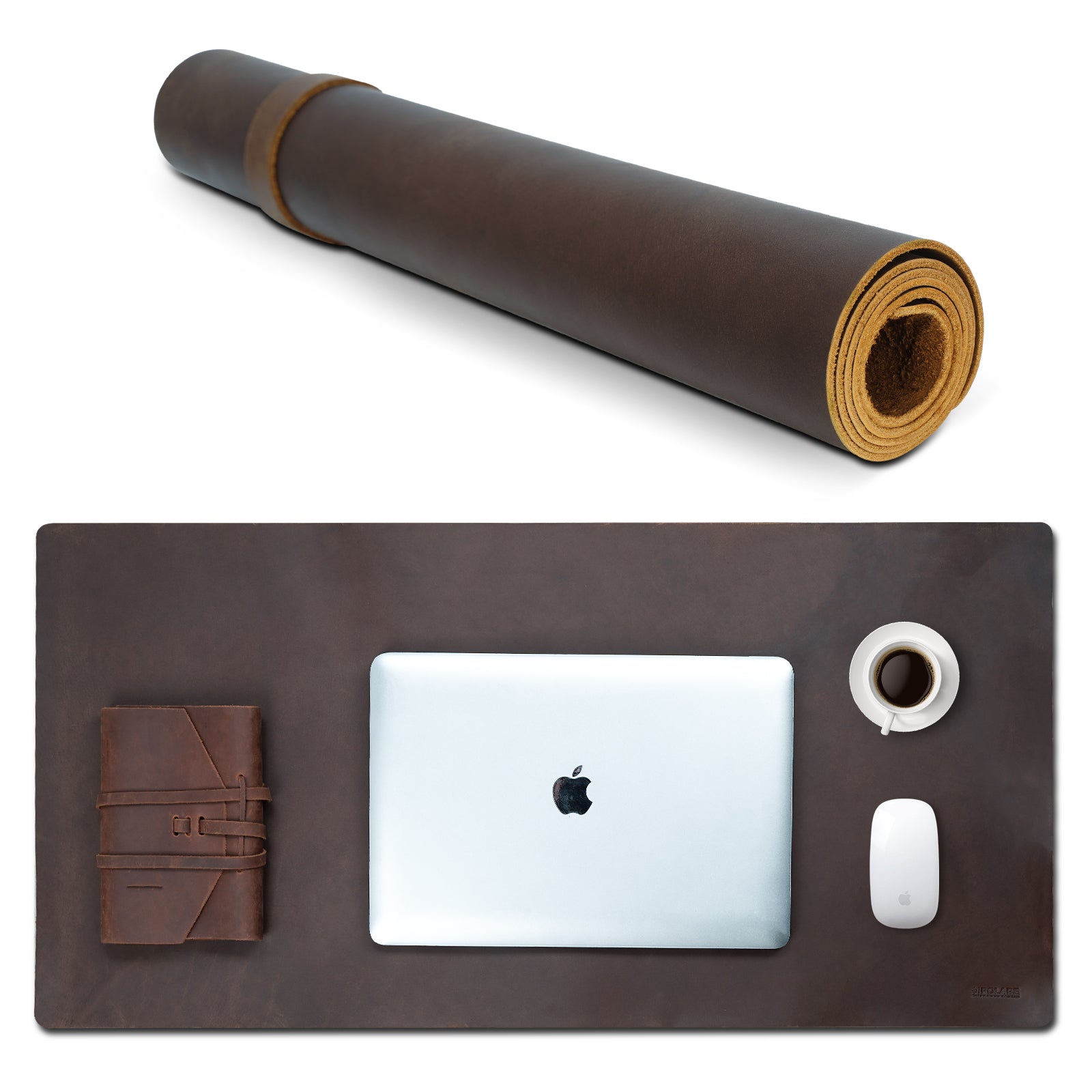 Genuine leather 2025 desk pad