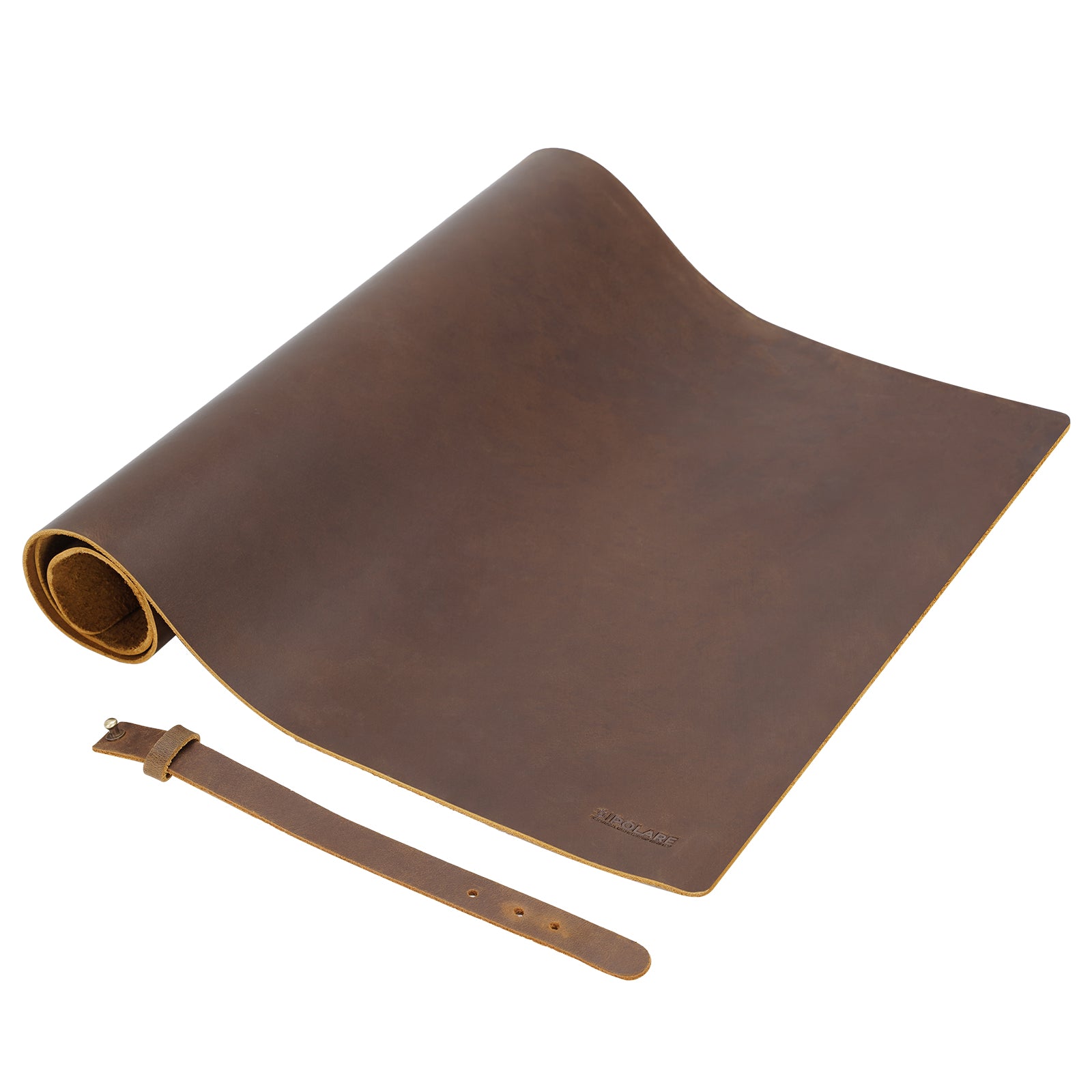 Tan leather desk discount mat