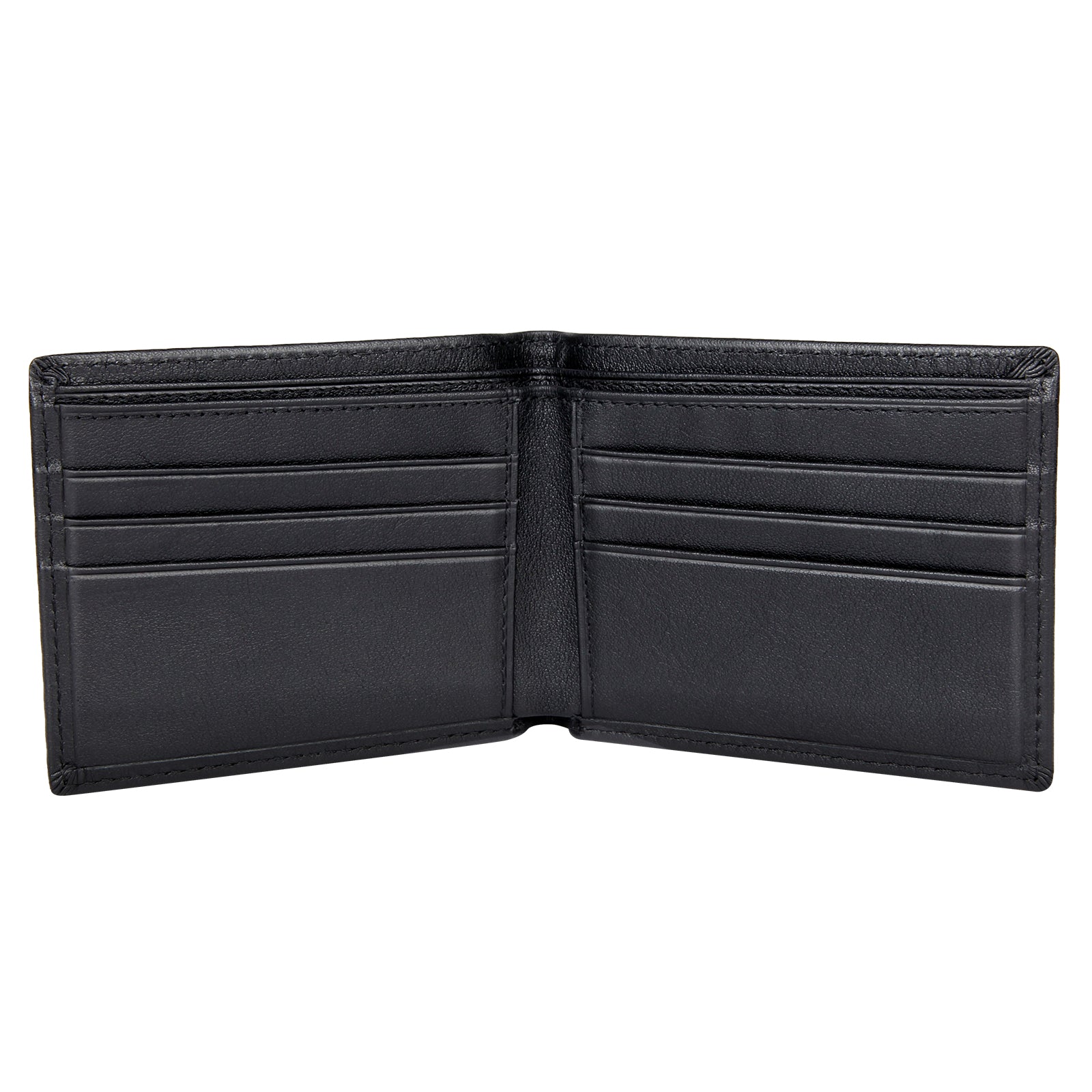 Polare Original Men's RFID Blocking Vintage Italian Genuine Leather Slim  Bifold Wallet