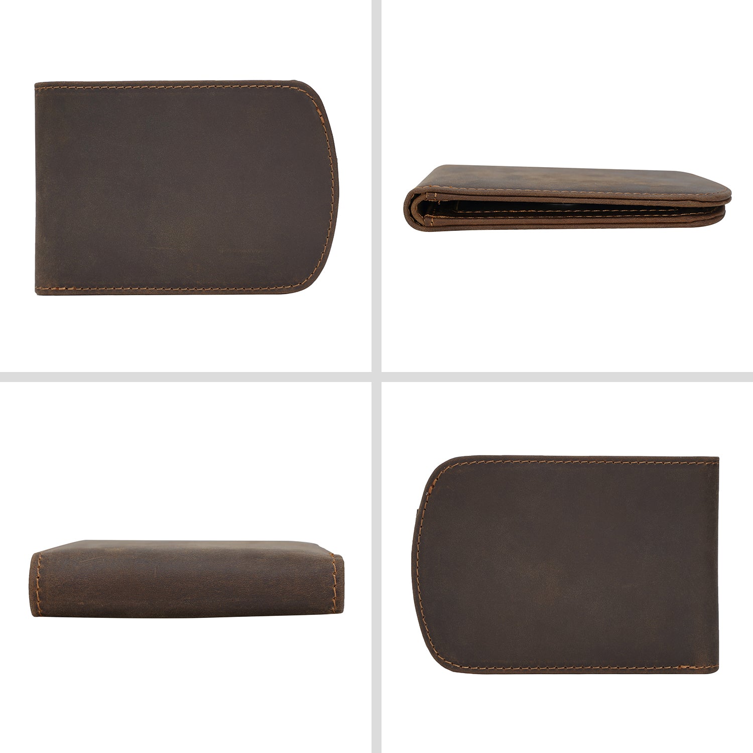 Polare Slim Curve Front Pocket RFID Blocking Italian Real Leather Bifo